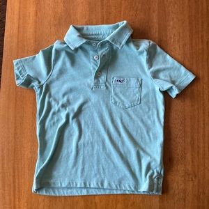 4T Boys Vineyard Vines Polo (light Green)